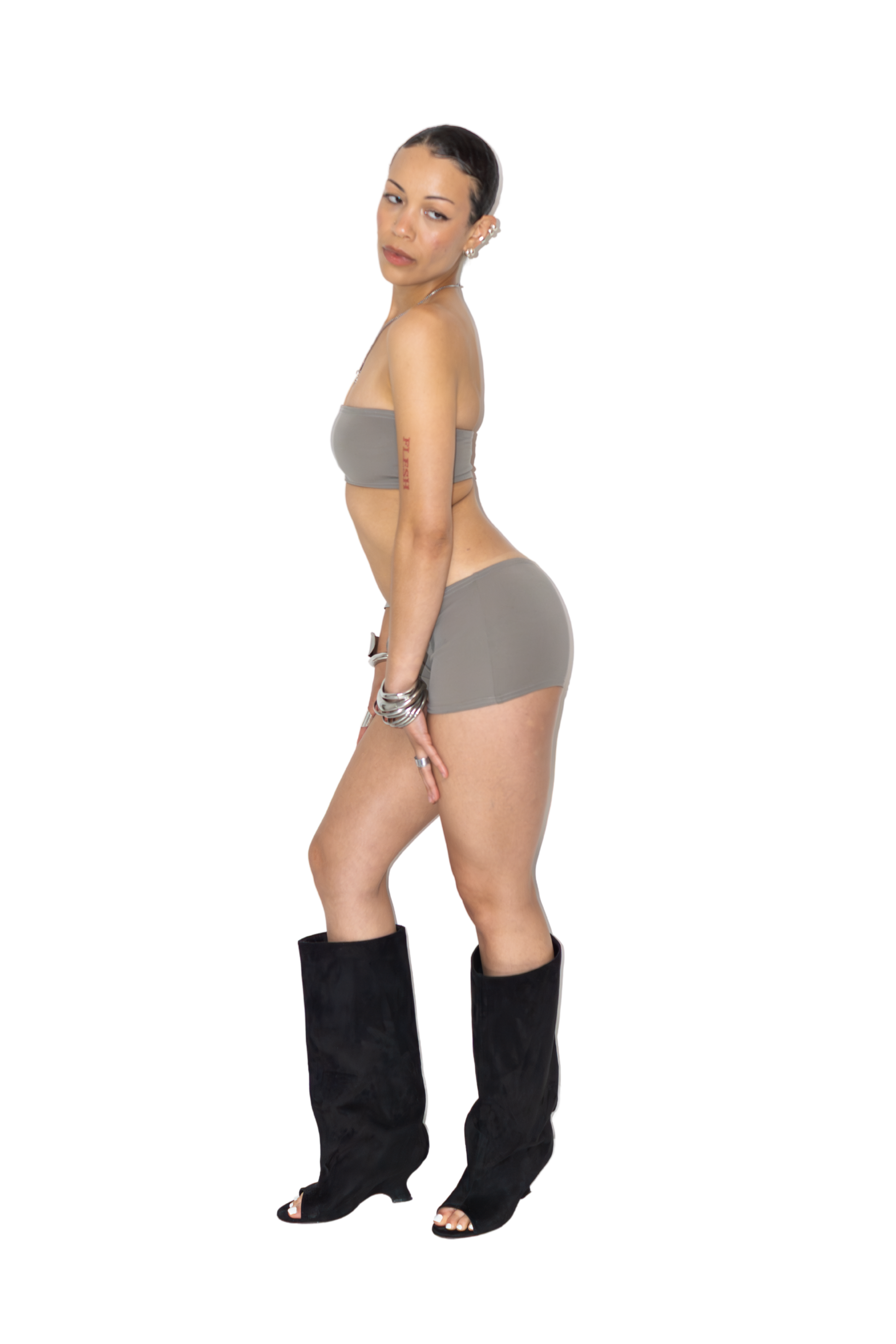UNIFORM BABY SHORT - ASH