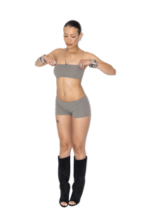 UNIFORM BABY SHORT - ASH
