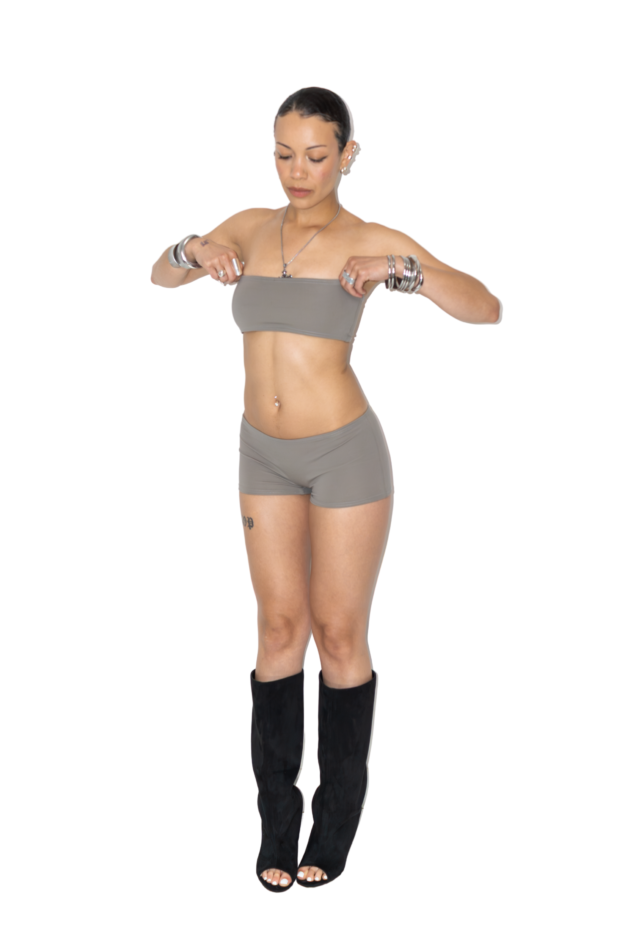 UNIFORM BABY SHORT - ASH