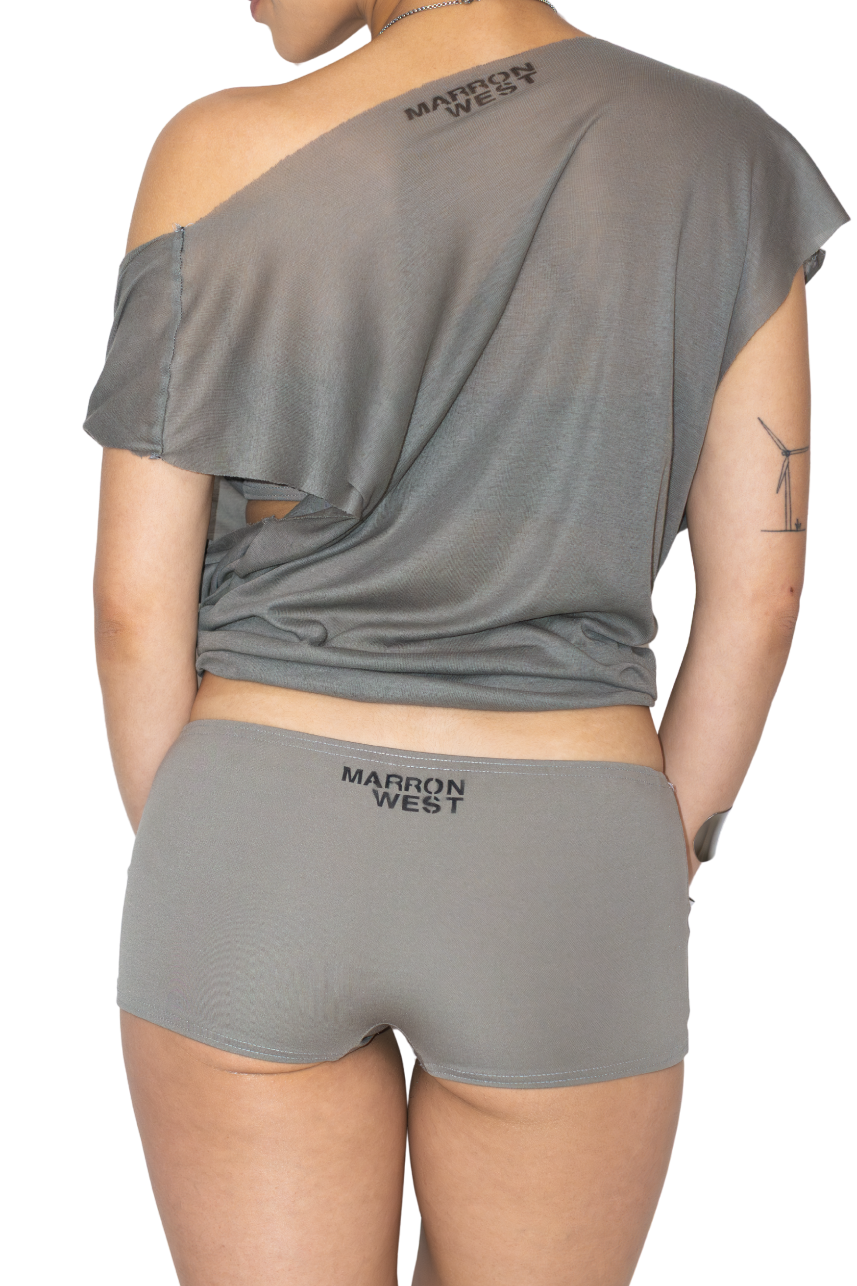 UNIFORM BABY SHORT - ASH